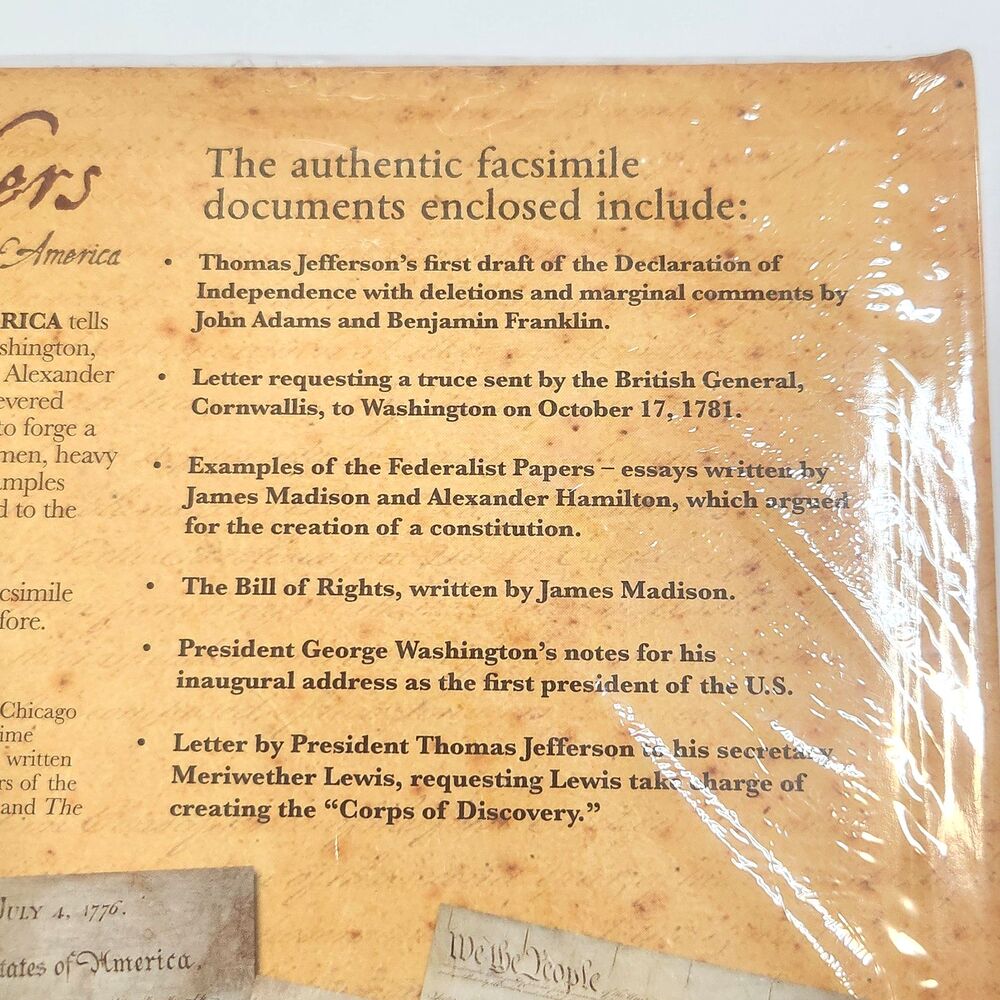 Founding Fathers: The Shaping of America 2011 Hardcover Book Facsimiles History - Picture 7 of 7